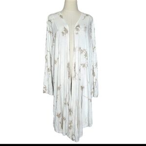 Torrid Oyster Gray Long Sleeve Open Front Super Soft Knits Cardigan Sweater 3XL